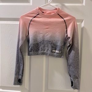 Gymshark Ombré long sleeve crop